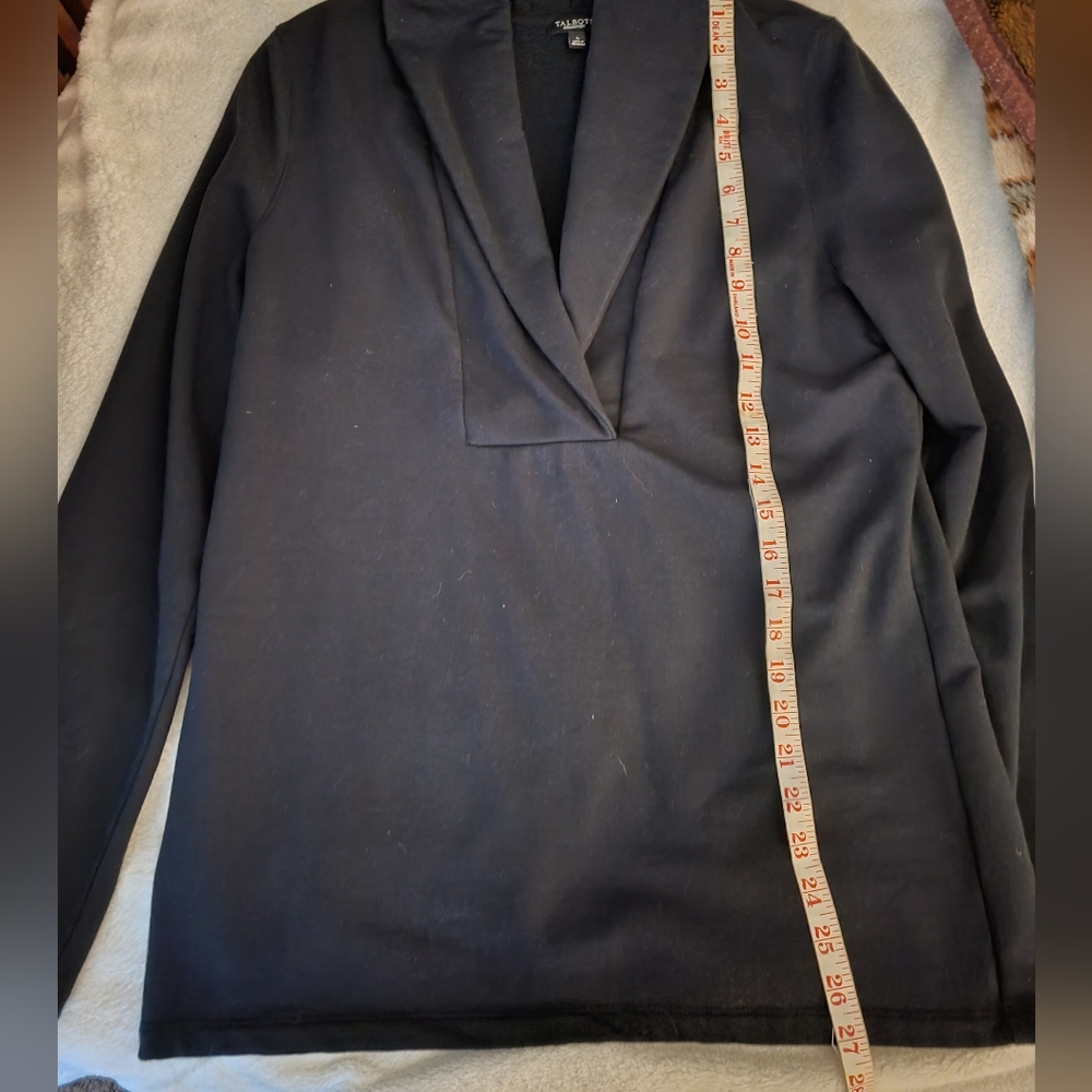Talbots Black Sweatshirt - Picture 4 of 5